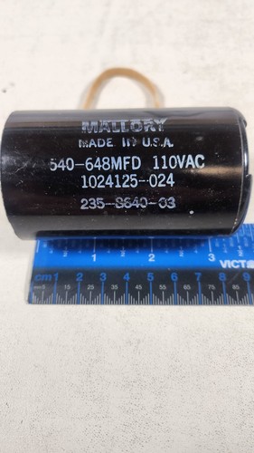 Mallory 540 648mfd - (1, new)
