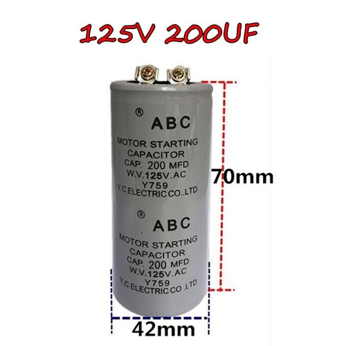 Cd60 motor starting capacitor - starting,